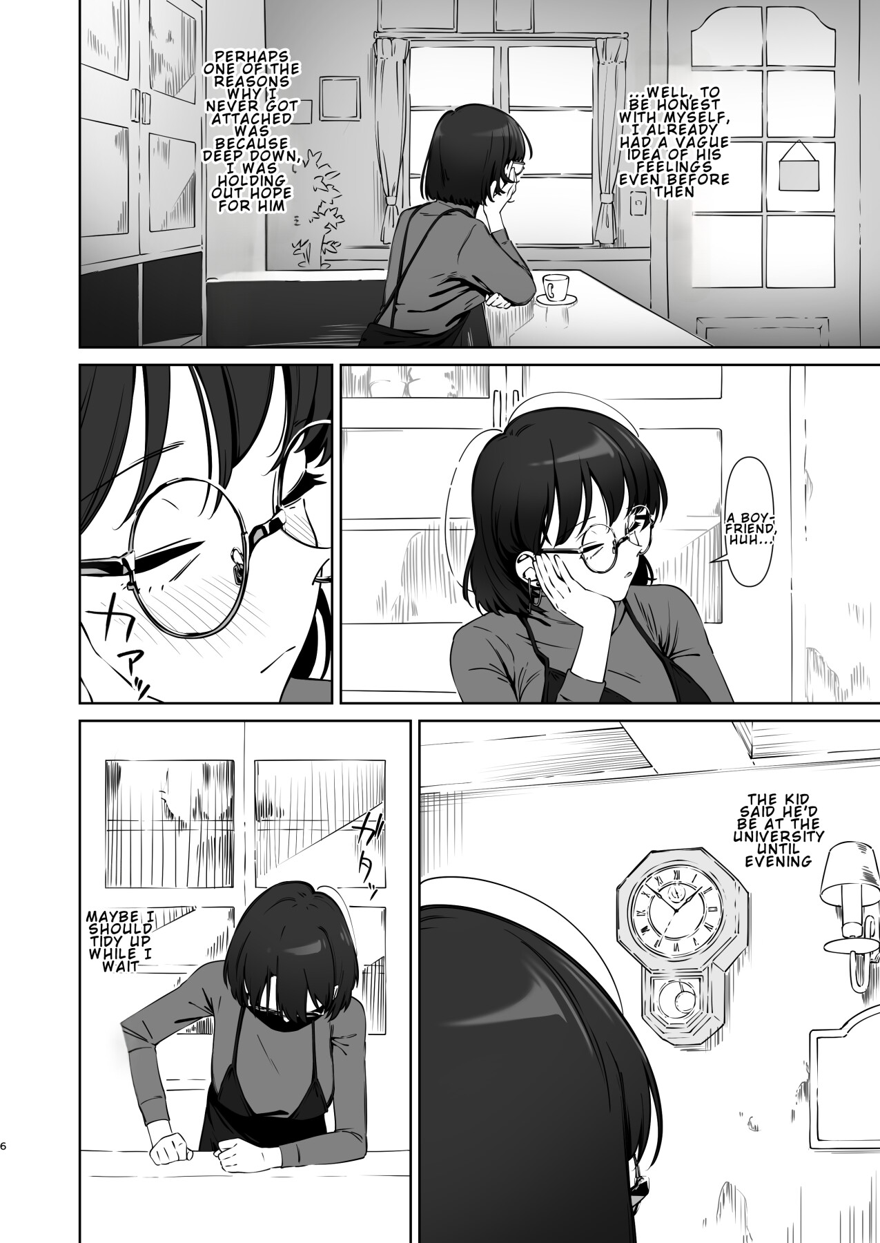 Hentai Manga Comic-My first sexual experience was with the boss of the cafe I'd been going to for 16 years 2-Read-5